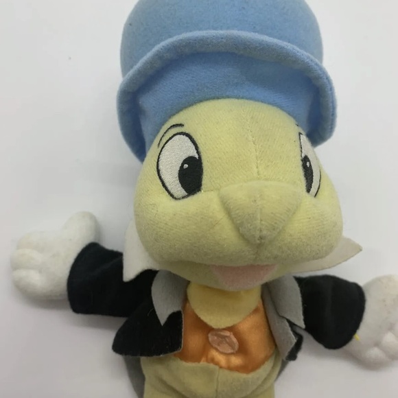 Vintage Mattel by Star Bean Disney Pinocchio Jiminy Cricket Plush Soft Toy - Picture 9 of 13